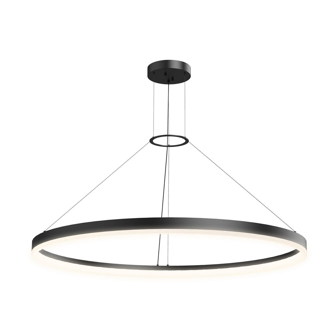 Corona LED Pendant in Satin Black - available from The Lighting Shoppe, trusted by Canadian homeowners