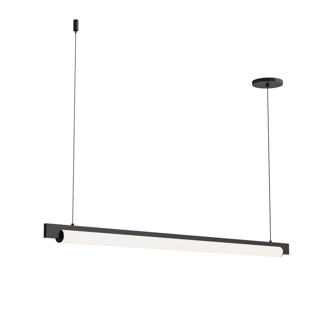 Keel LED Pendant in Satin Black - available from The Lighting Shoppe, trusted by Canadian homeowners