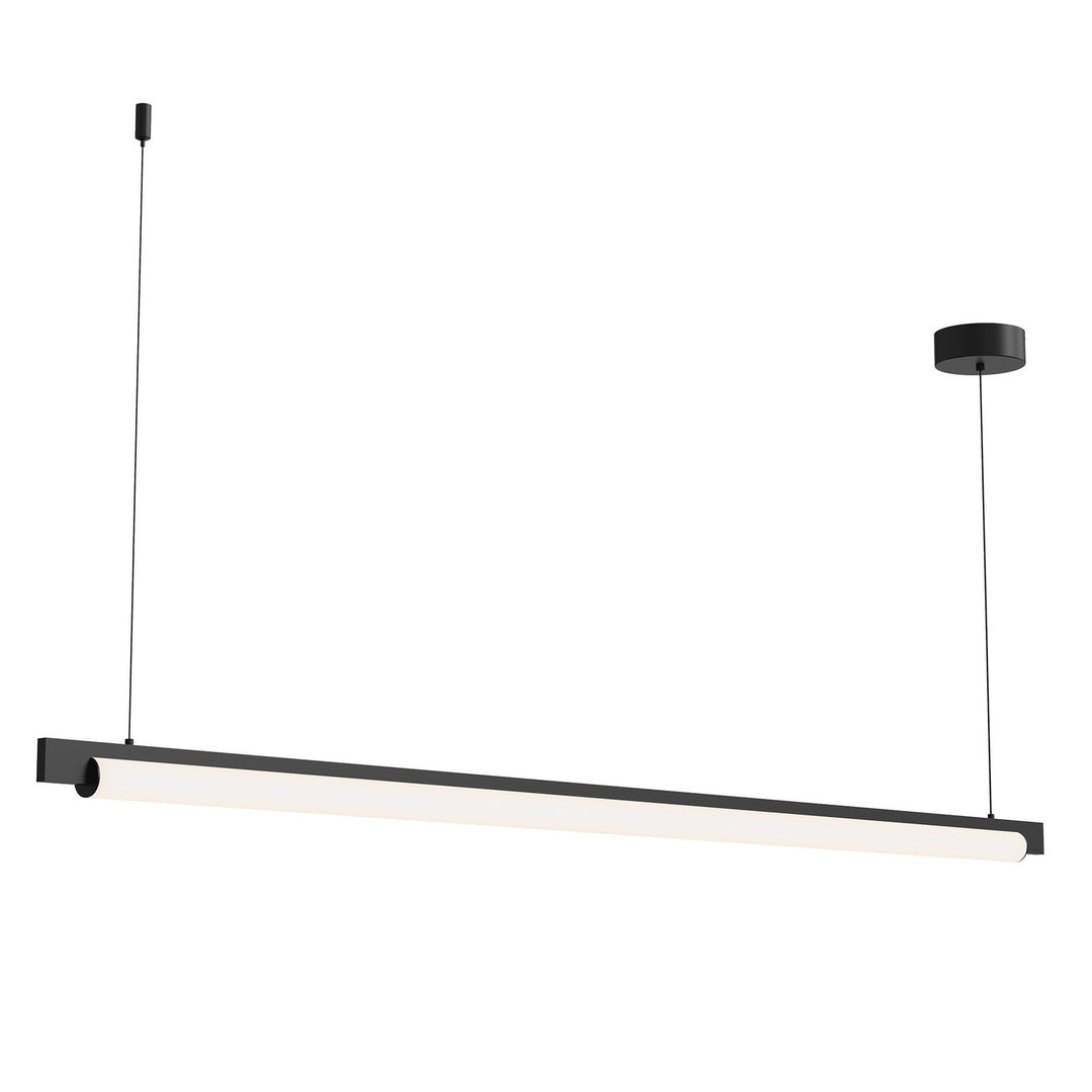 Keel LED Pendant in Satin Black - available from The Lighting Shoppe, trusted by Canadian homeowners
