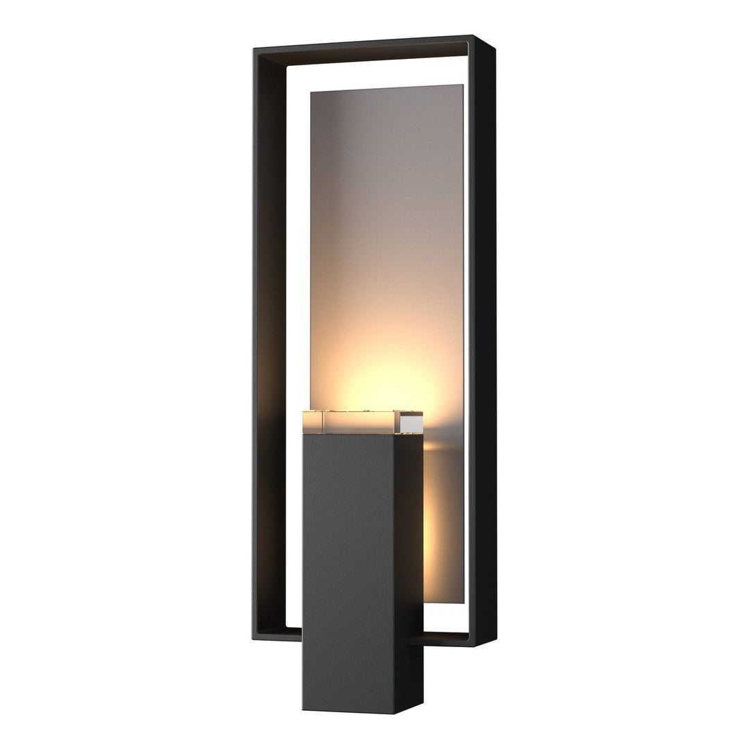 Hubbardton Forge Canada - 302605-SKT-80-78-ZM0546 - Two Light Outdoor Wall Sconce - Shadow Box - Coastal Black