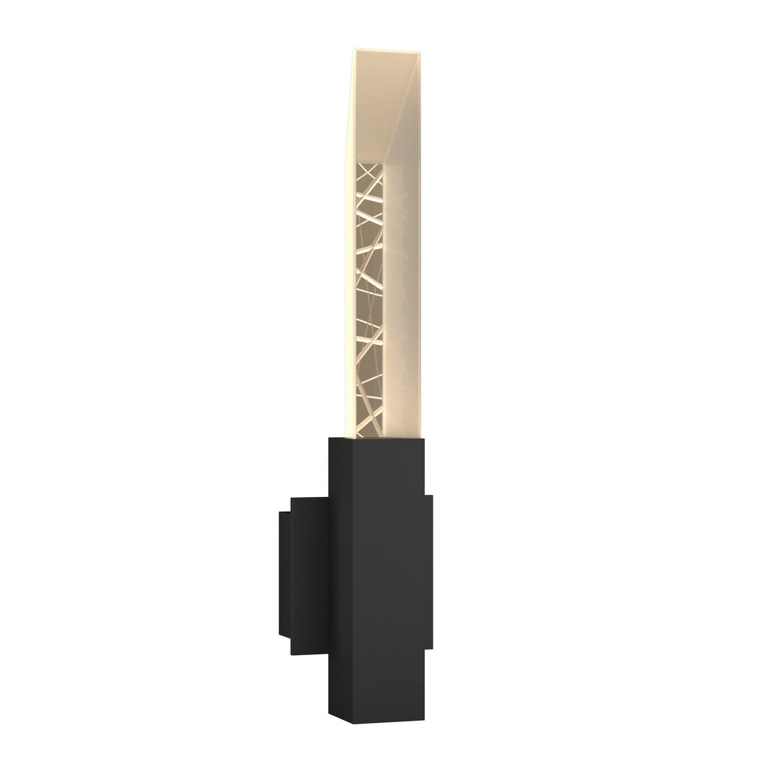 Hubbardton Forge Canada - 302620-SKT-80-ZM0618 - Two Light Outdoor Wall Sconce - Refraction - Coastal Black