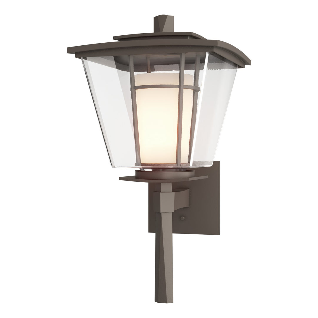 Hubbardton Forge Canada - 304815-SKT-77-ZU0295 - One Light Outdoor Wall Sconce - Beacon Hall - Coastal Dark Smoke