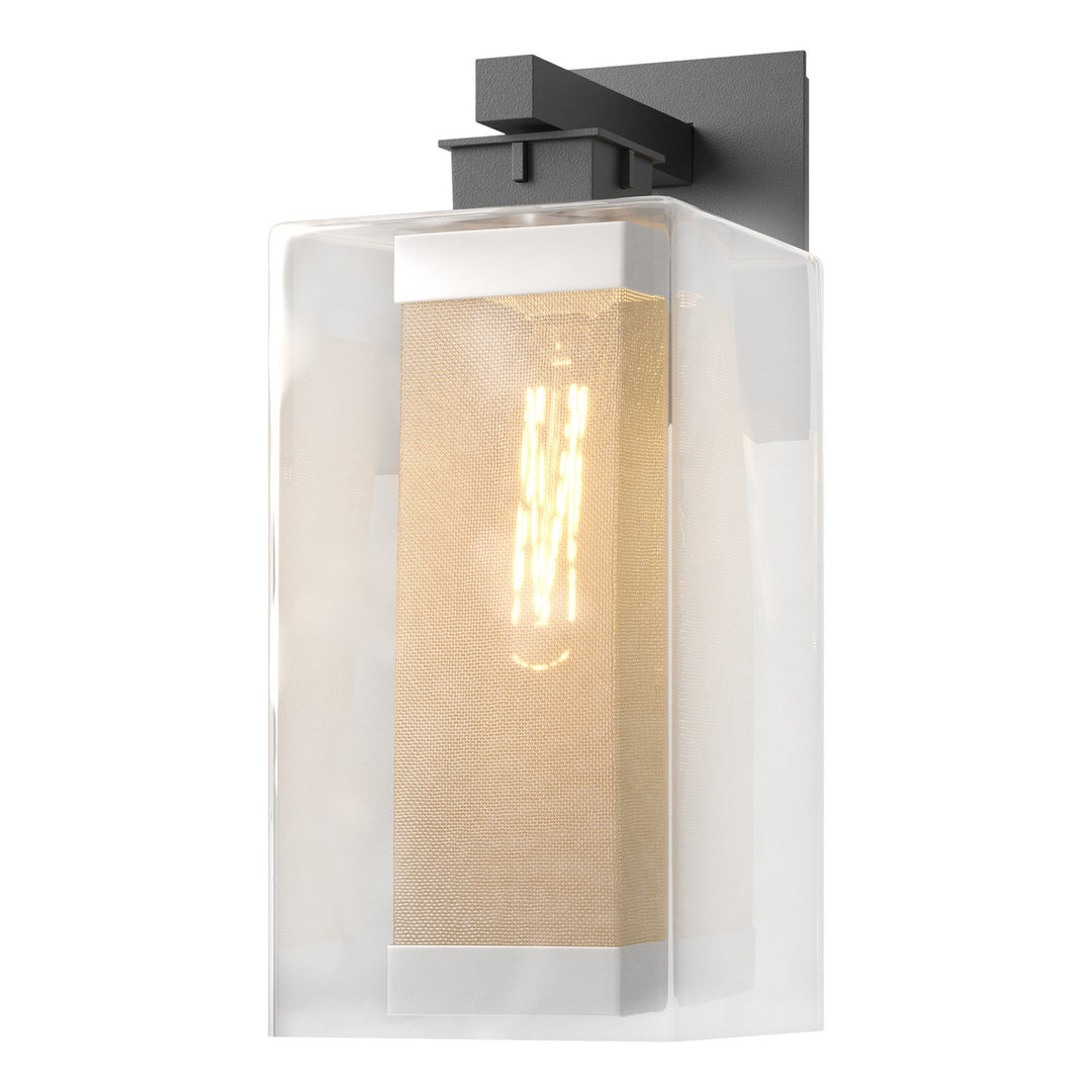 Hubbardton Forge Canada - 304854-SKT-80-72-ZM0707 - One Light Outdoor Wall Sconce - Polaris - Coastal Black