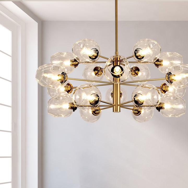 Dainolite Canada - ABI-3318C-VB-CHN - 18 Light Chandelier - Abii - Vintage Bronze