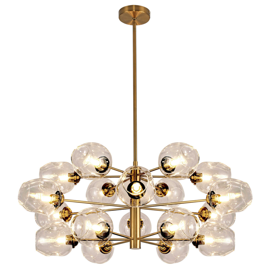 Abii 18 Light Chandelier in Vintage Bronze - available from The Lighting Shoppe, trusted by Canadian homeowners