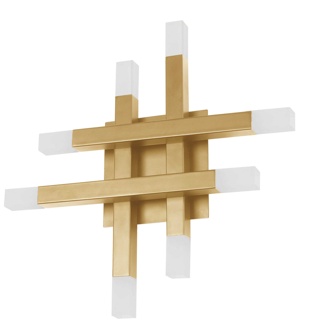 Acasia LED Wall Sconce in Aged Brass - available from The Lighting Shoppe, trusted by Canadian homeowners