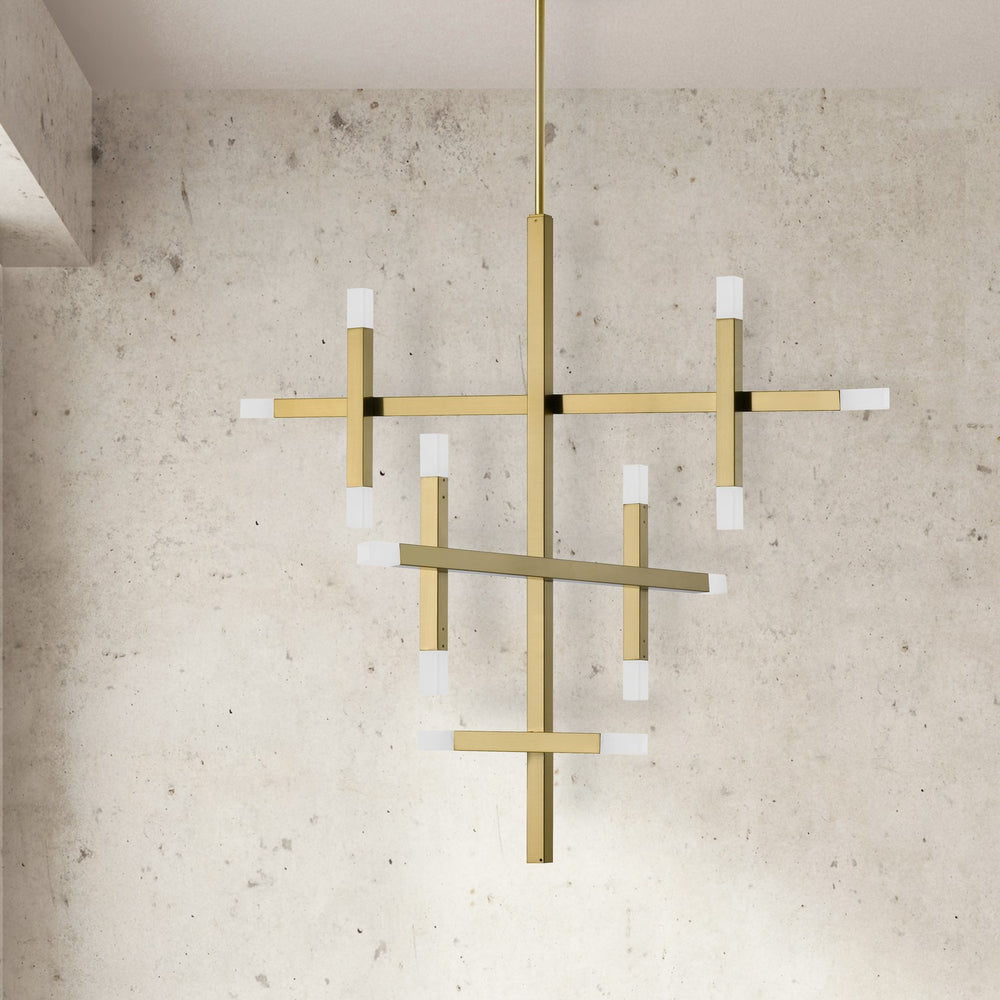 Dainolite Canada - ACS-3656C-AGB-FR - LED Chandelier - Acasia - Aged Brass