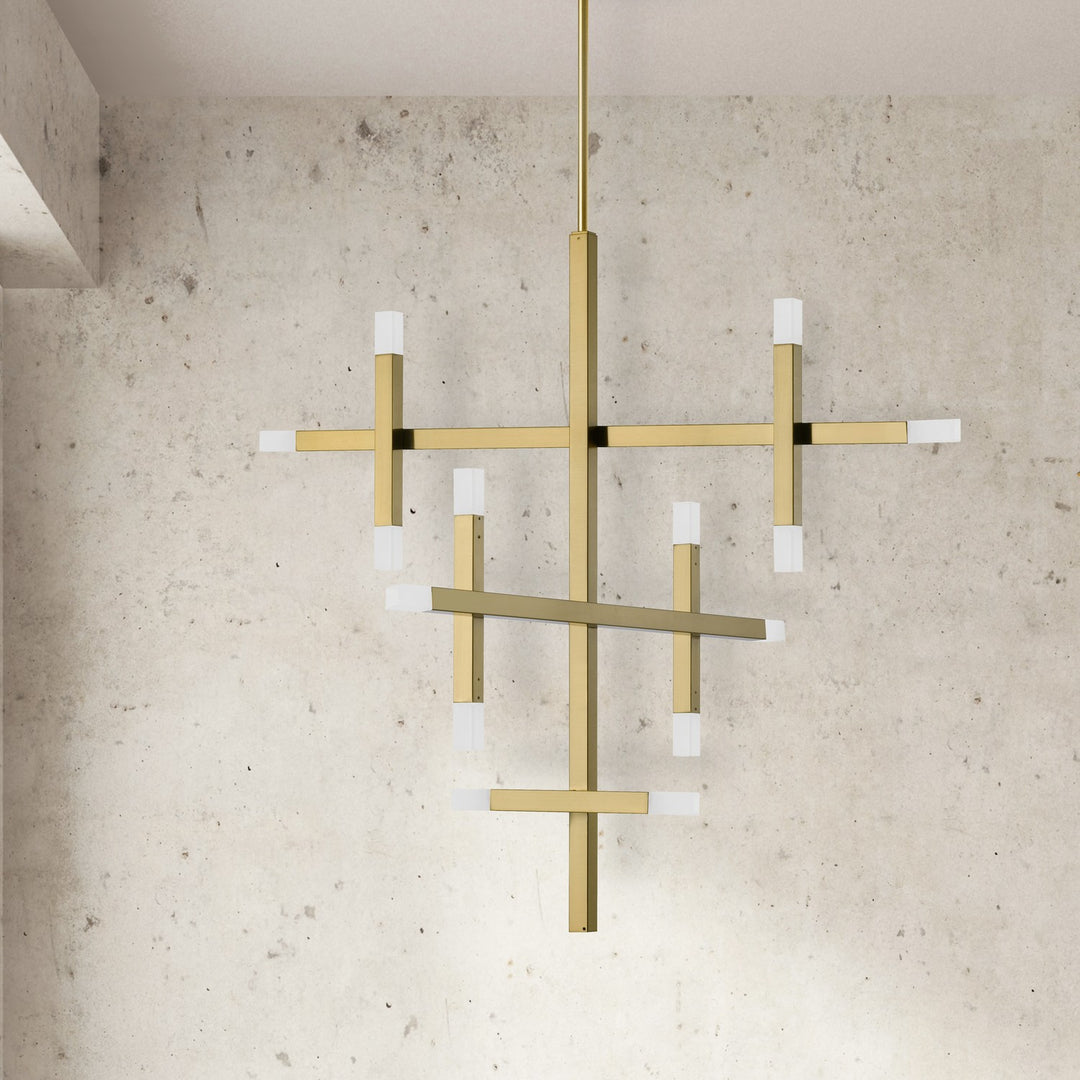 Dainolite Canada - ACS-3656C-AGB-FR - LED Chandelier - Acasia - Aged Brass