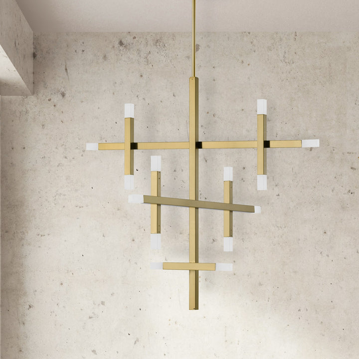Dainolite Canada - ACS-3656C-AGB-FR - LED Chandelier - Acasia - Aged Brass