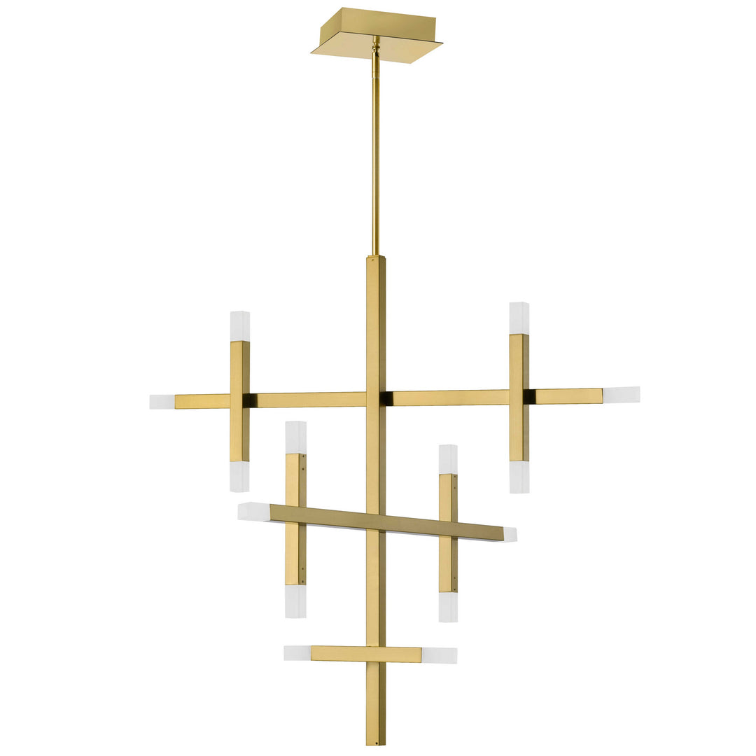 Acasia LED Chandelier in Aged Brass - available from The Lighting Shoppe, trusted by Canadian homeowners