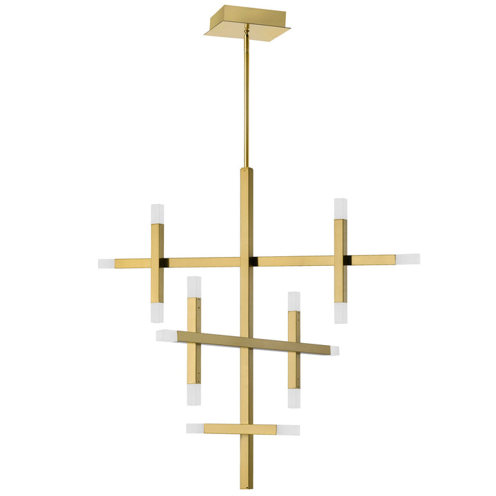 Acasia LED Chandelier in Aged Brass - available from The Lighting Shoppe, trusted by Canadian homeowners