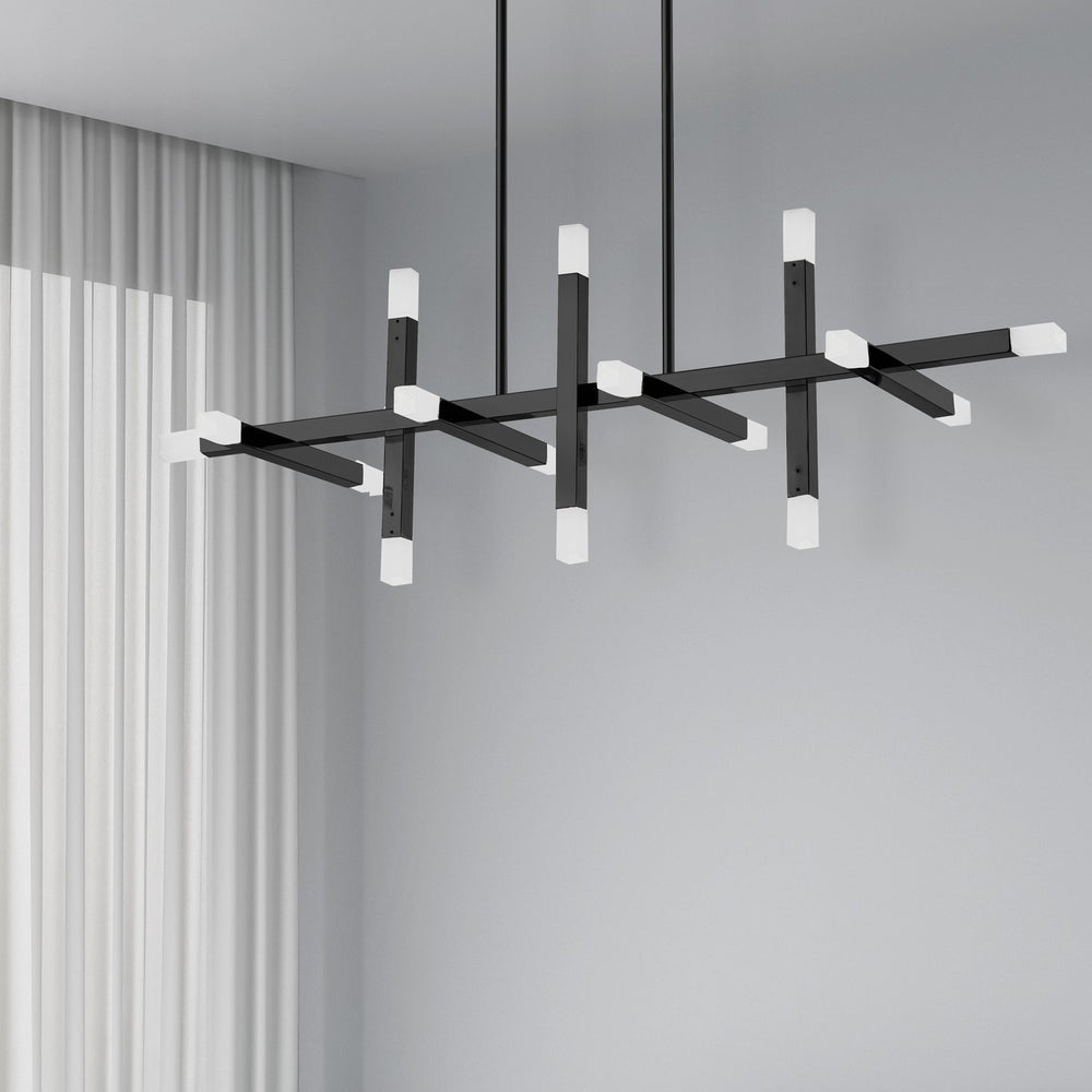 Dainolite Canada - ACS-4064HC-MB-FR - LED Chandelier - Acasia - Matte Black