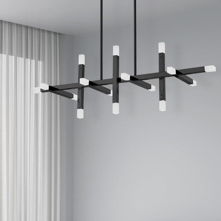 Dainolite Canada - ACS-4064HC-MB-FR - LED Chandelier - Acasia - Matte Black