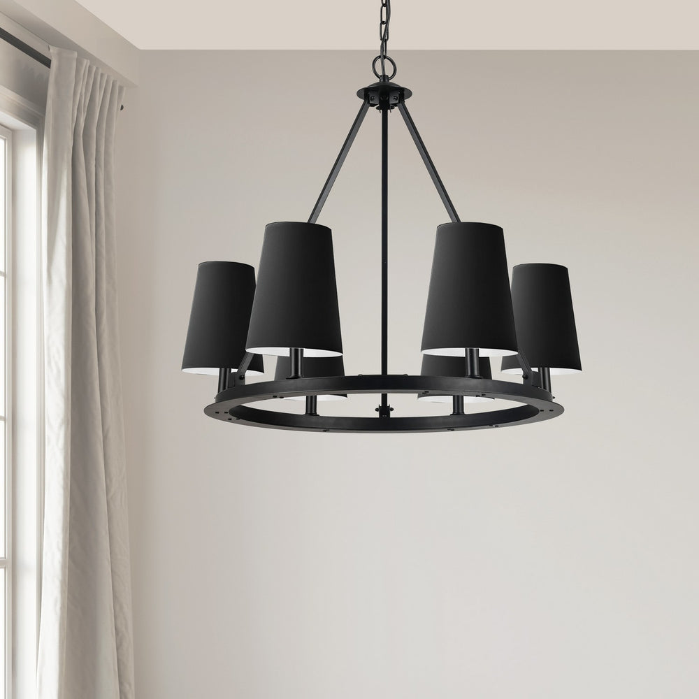 Dainolite Canada - CLB-306C-MB-797 - Six Light Chandelier - Colby - Matte Black