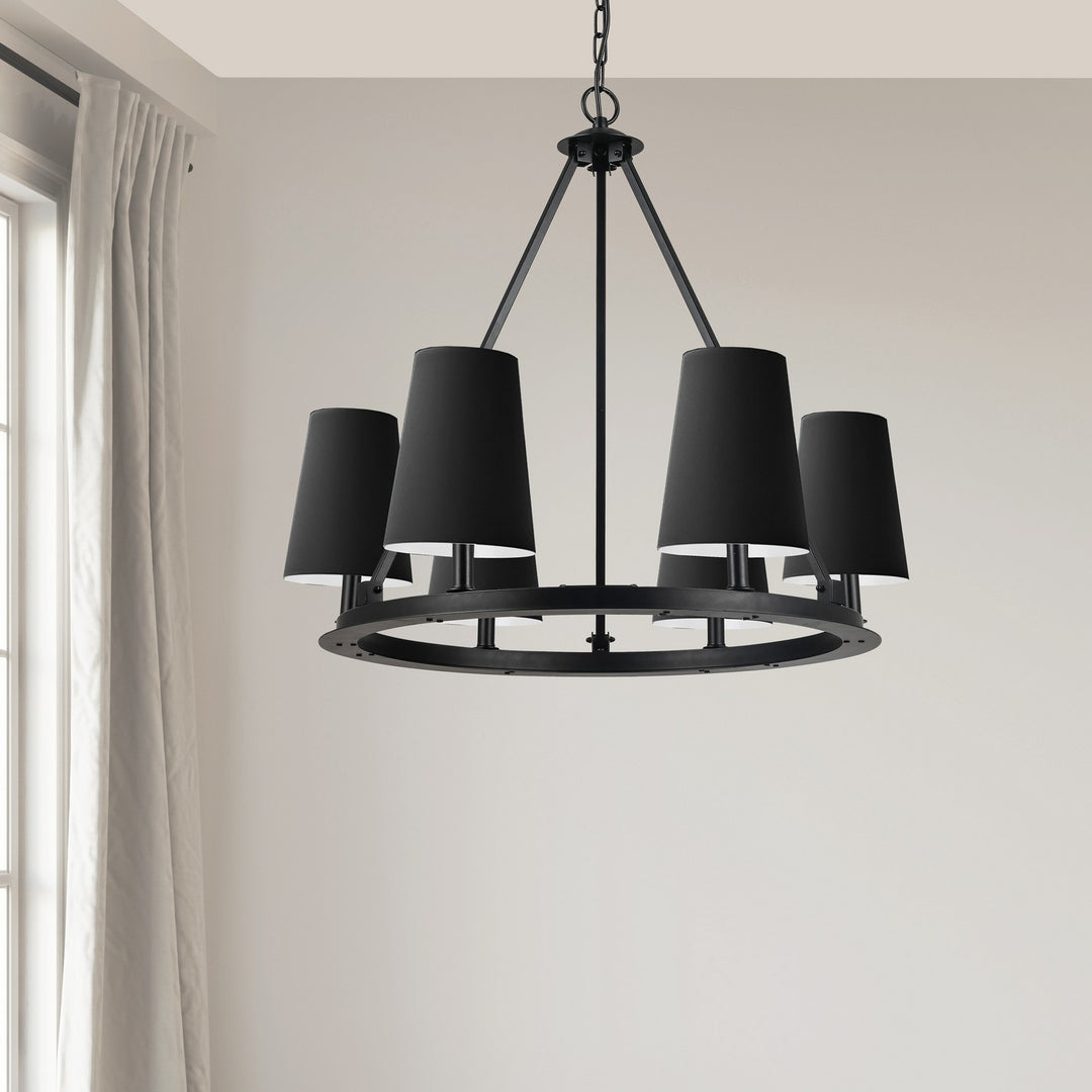 Dainolite Canada - CLB-306C-MB-797 - Six Light Chandelier - Colby - Matte Black