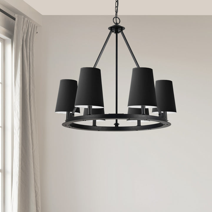 Dainolite Canada - CLB-306C-MB-797 - Six Light Chandelier - Colby - Matte Black