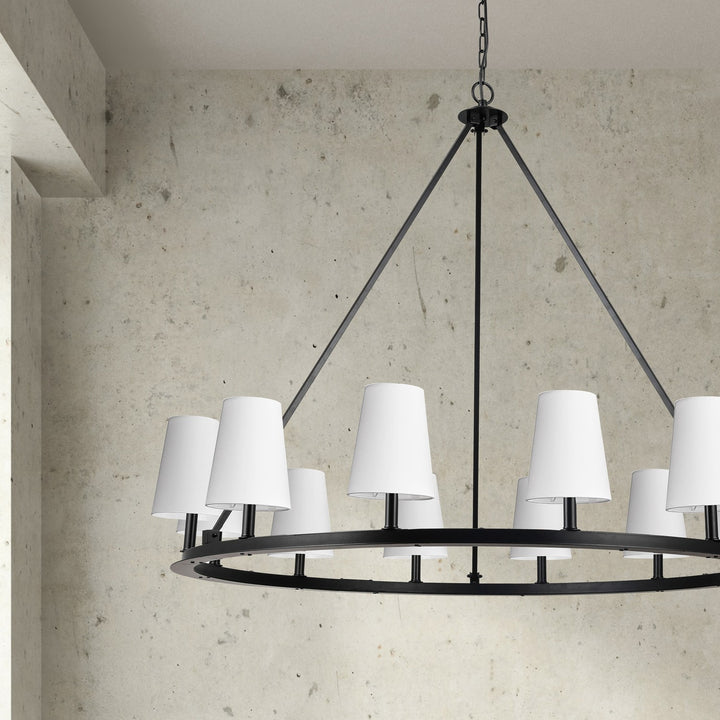 Dainolite Canada - CLB-5212C-MB-790 - 12 Light Chandelier - Colby - Matte Black