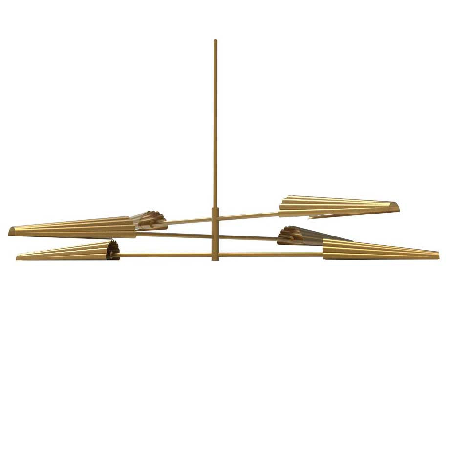Cassie Six Light Chandelier in Aged Brass - available from The Lighting Shoppe, trusted by Canadian homeowners