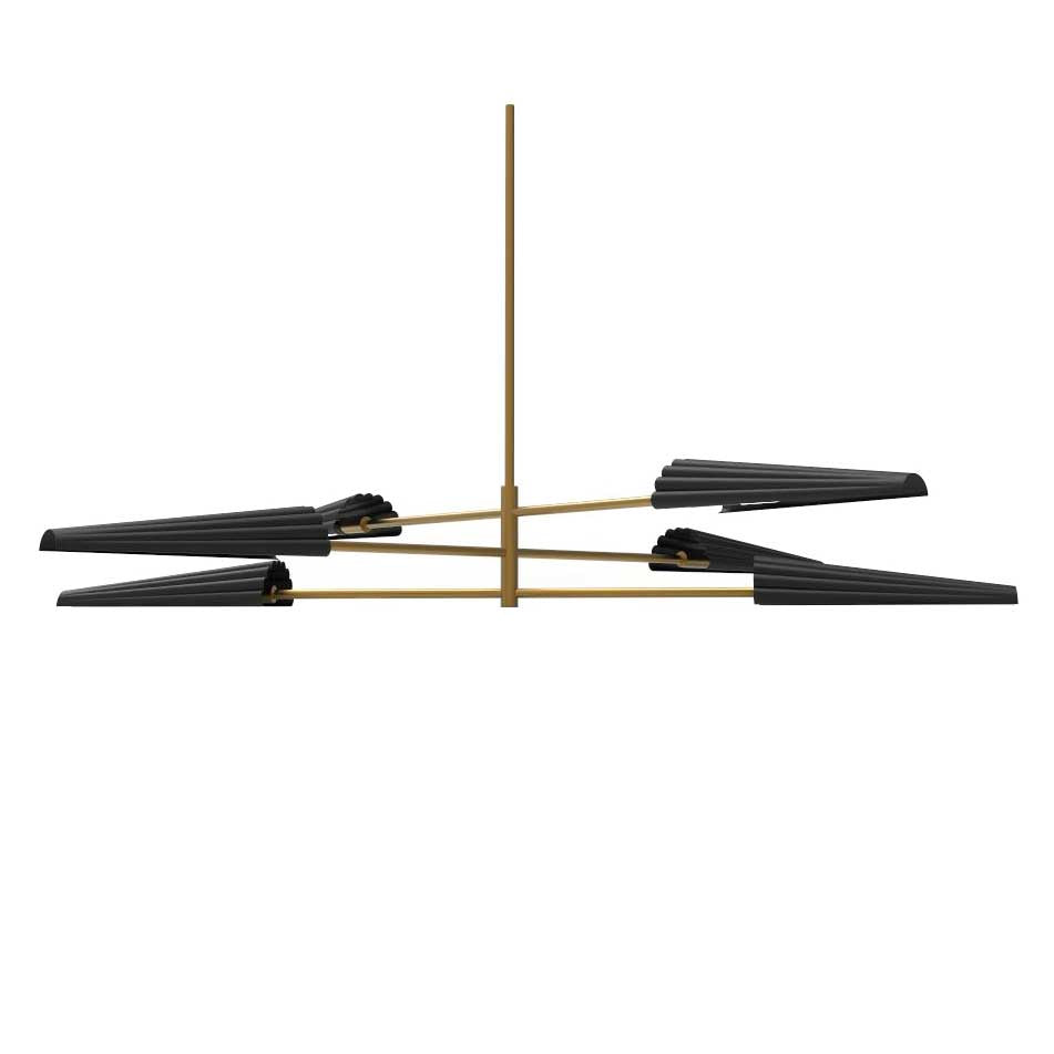 Cassie Six Light Chandelier in Aged Brass - available from The Lighting Shoppe, trusted by Canadian homeowners