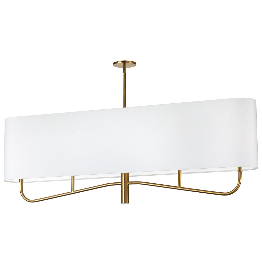 Eleanor Four Light Chandelier in Aged Brass - available from The Lighting Shoppe, trusted by Canadian homeowners