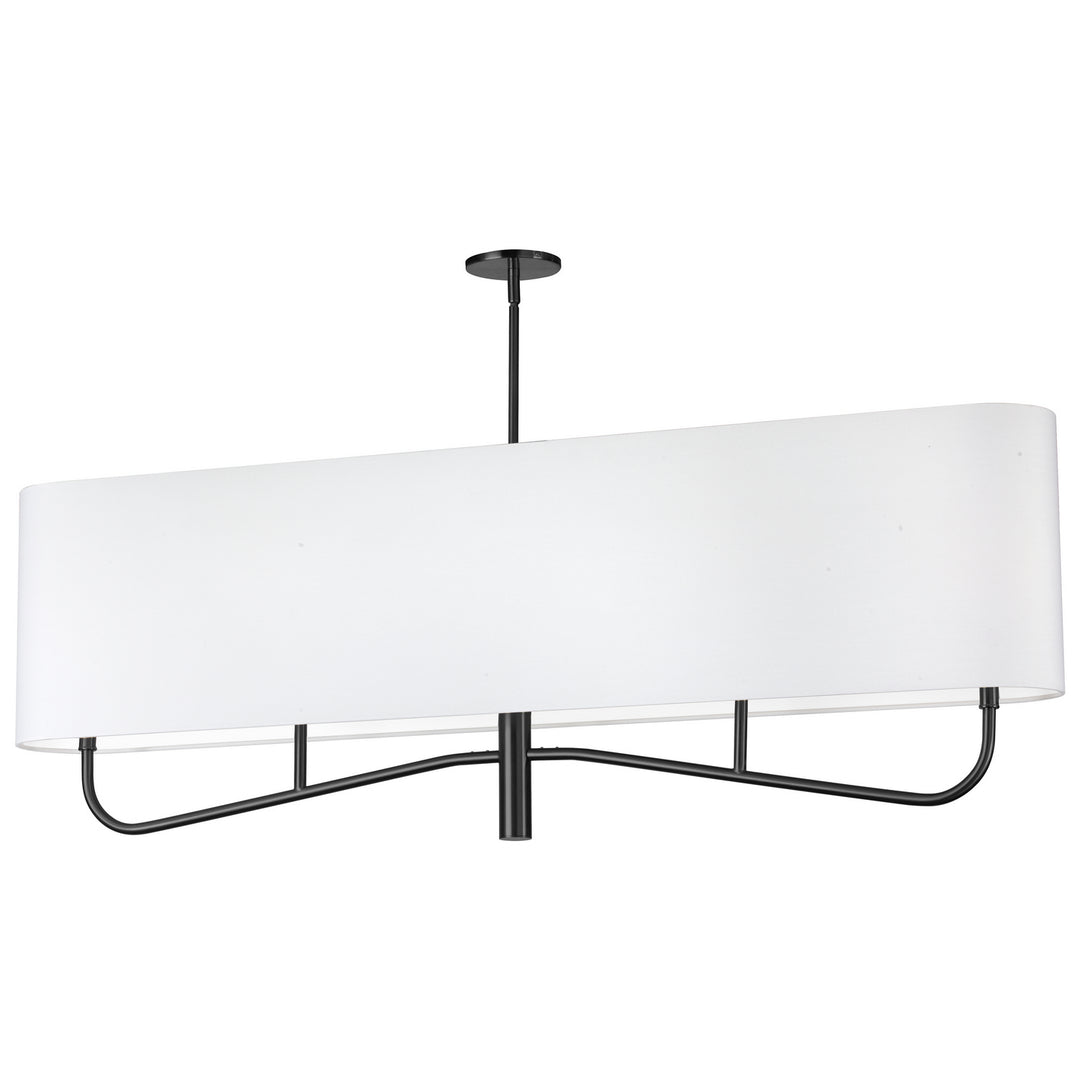 Eleanor Four Light Chandelier in Matte Black - available from The Lighting Shoppe, trusted by Canadian homeowners