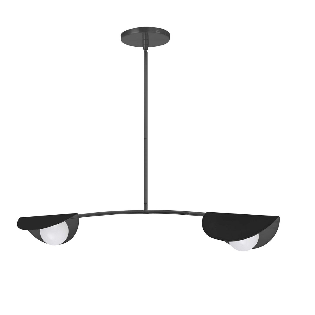 Emma Two Light Pendant in Matte Black - available from The Lighting Shoppe, trusted by Canadian homeowners