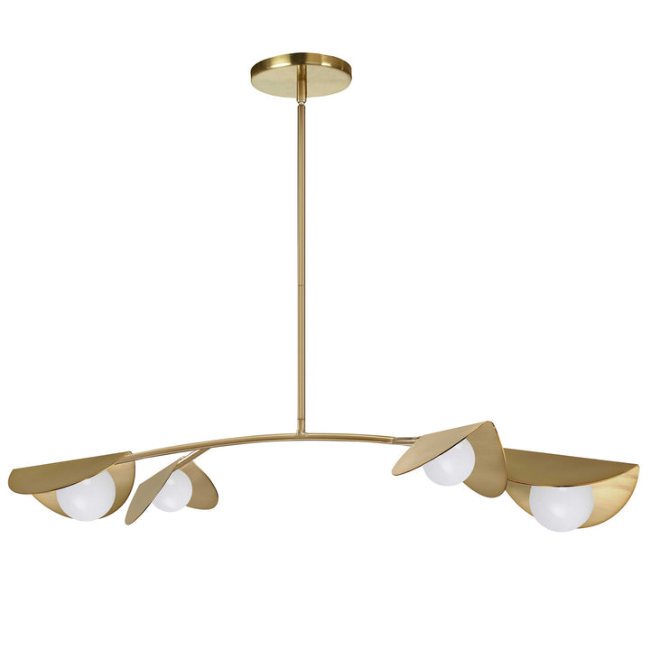 Emma Four Light Pendant in Aged Brass - available from The Lighting Shoppe, trusted by Canadian homeowners