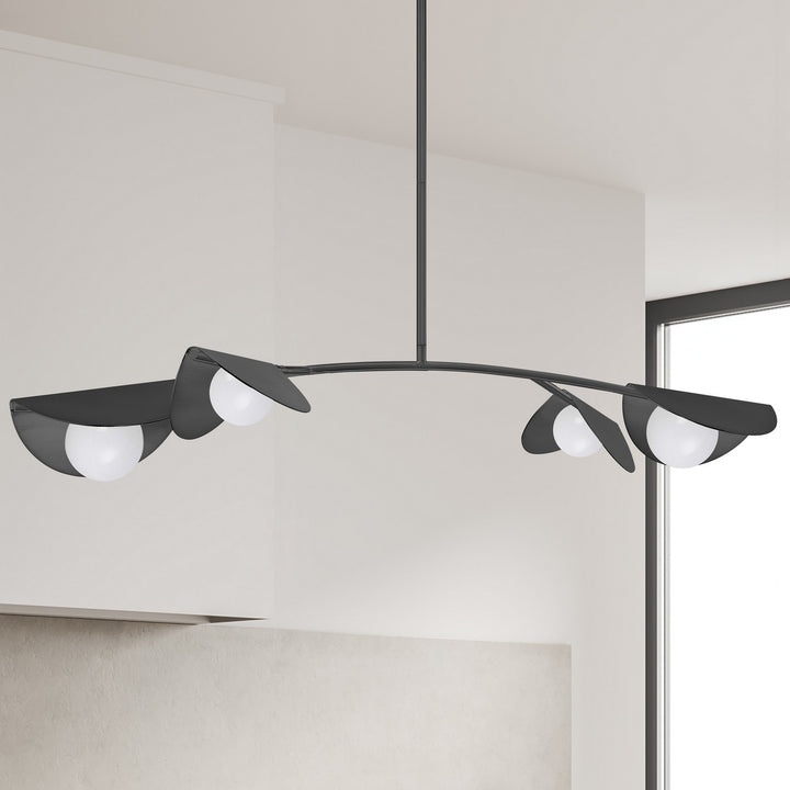 Dainolite Canada - EMM-414HP-MB - Four Light Pendant - Emma - Matte Black
