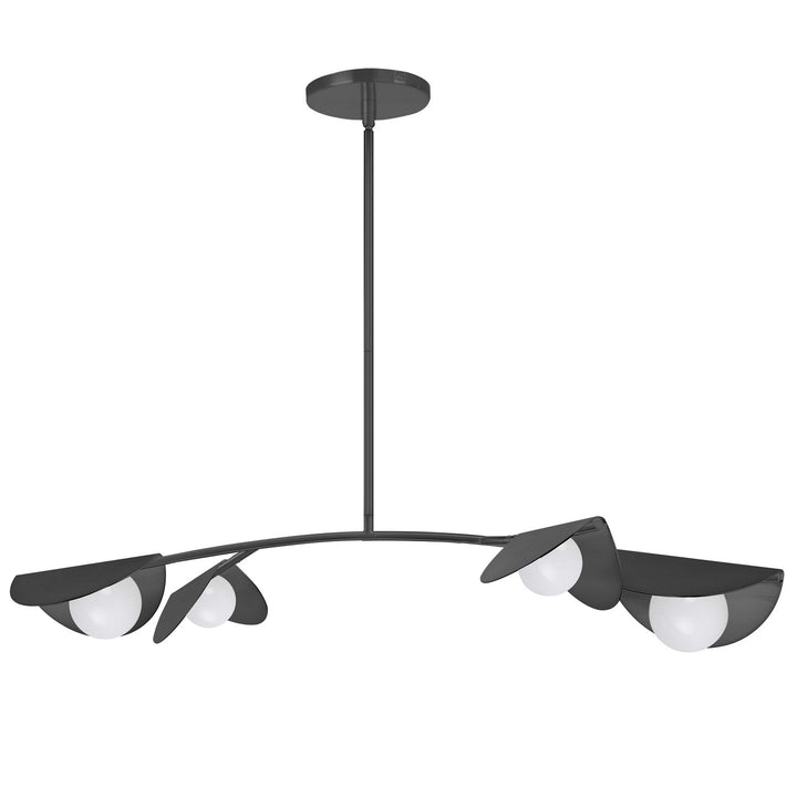 Emma Four Light Pendant in Matte Black - available from The Lighting Shoppe, trusted by Canadian homeowners