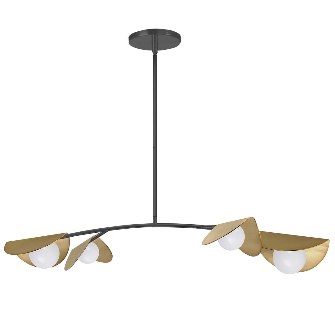 Emma Four Light Pendant in Matte Black - available from The Lighting Shoppe, trusted by Canadian homeowners