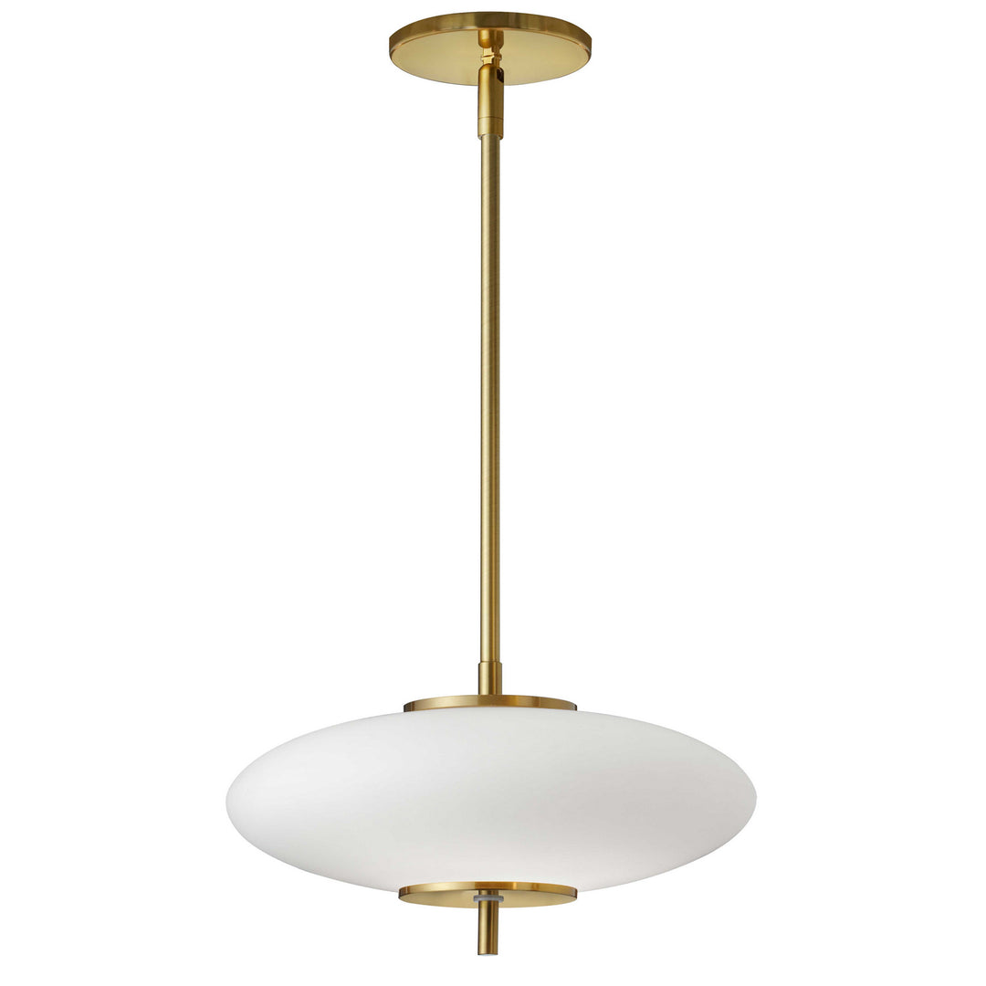 Maddie LED Pendant in Aged Brass - available from The Lighting Shoppe, trusted by Canadian homeowners