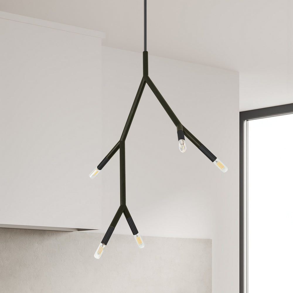 Dainolite Canada - MOR-125P-MB - Five Light Pendant - Morgan - Matte Black