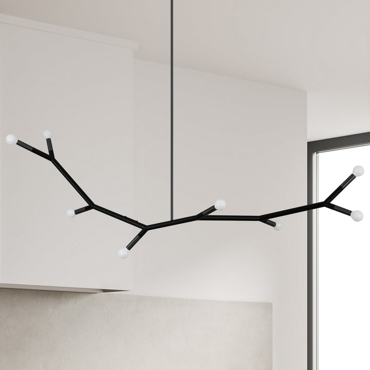 Dainolite Canada - MOR-608HP-MB - Eight Light Pendant - Morgan - Matte Black