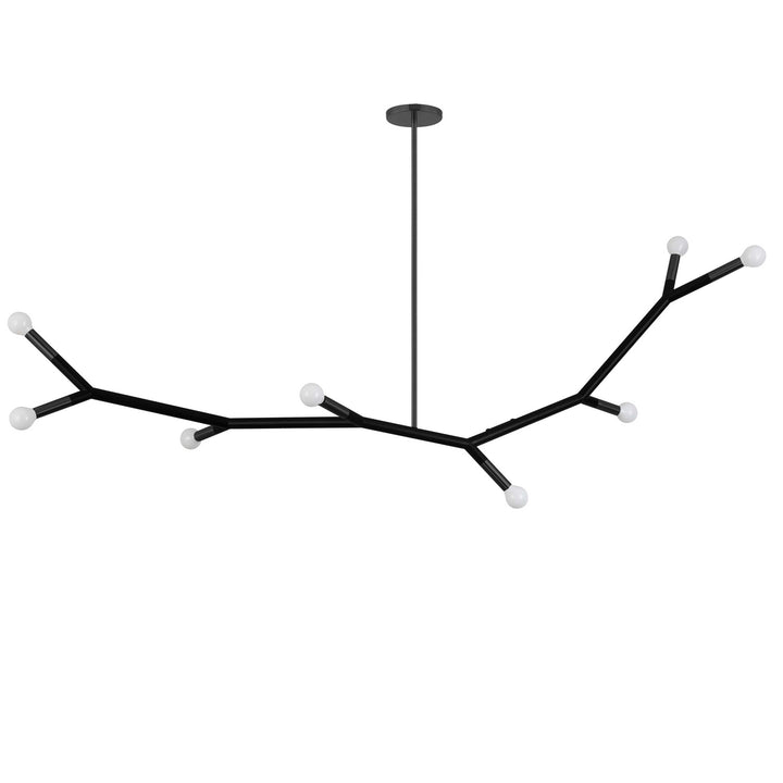 Morgan Eight Light Pendant in Matte Black - available from The Lighting Shoppe, trusted by Canadian homeowners