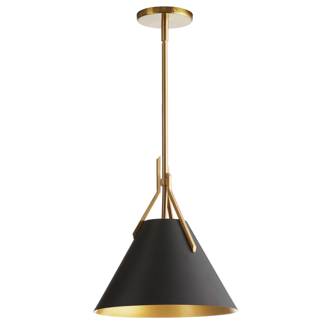 Nicole One Light Pendant in Aged Brass - available from The Lighting Shoppe, trusted by Canadian homeowners