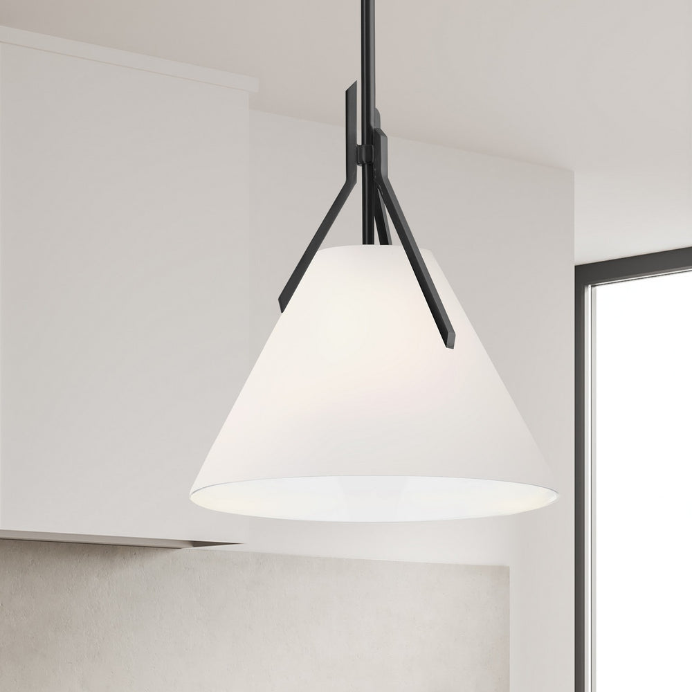 Dainolite Canada - NIC-101P-MB - One Light Pendant - Nicole - Matte Black