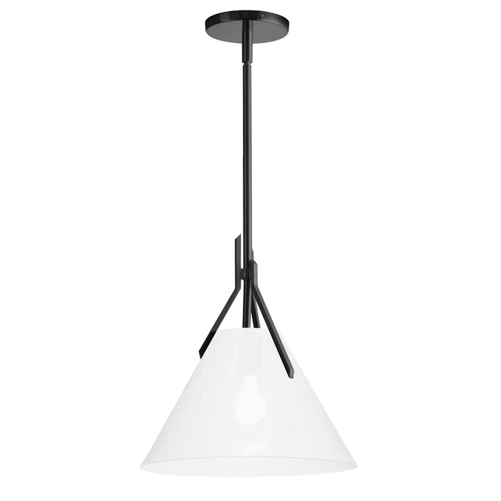 Nicole One Light Pendant in Matte Black - available from The Lighting Shoppe, trusted by Canadian homeowners
