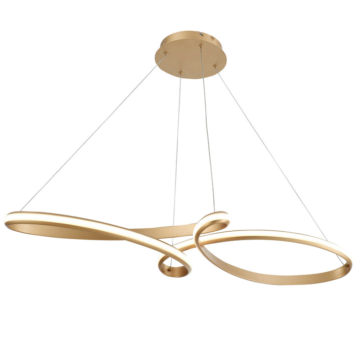 Nola LED Pendant in Aged Brass - available from The Lighting Shoppe, trusted by Canadian homeowners