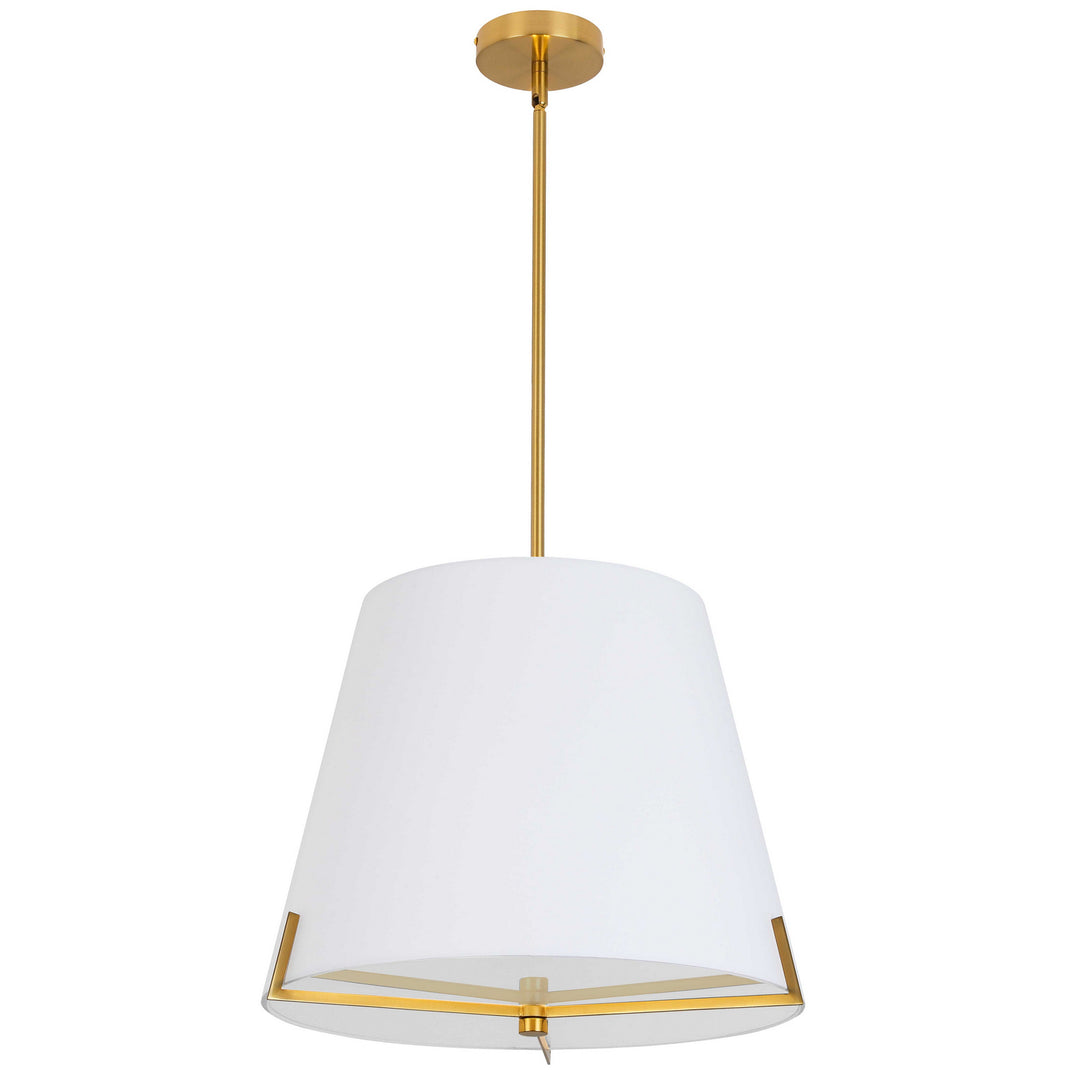 Preston Four Light Pendant in White - available from The Lighting Shoppe, trusted by Canadian homeowners