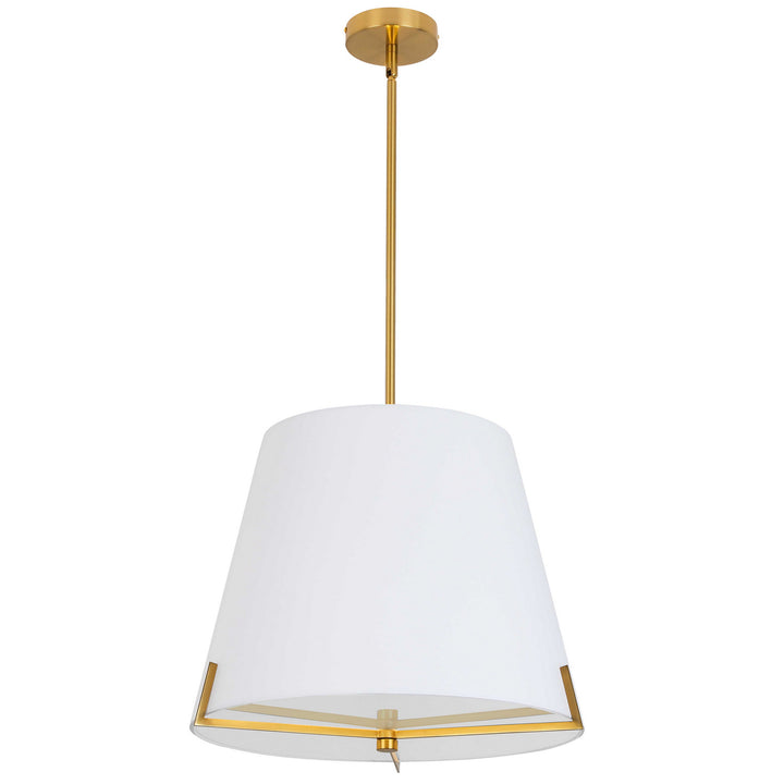 Preston Four Light Pendant in White - available from The Lighting Shoppe, trusted by Canadian homeowners
