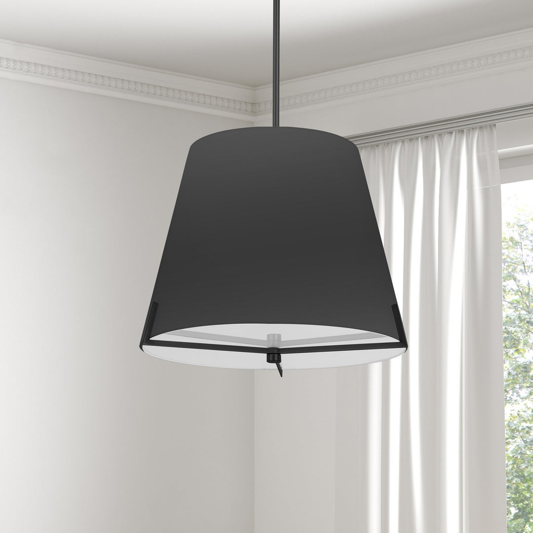 Dainolite Canada - PST-184P-MB-BK - Four Light Pendant - Preston - Black