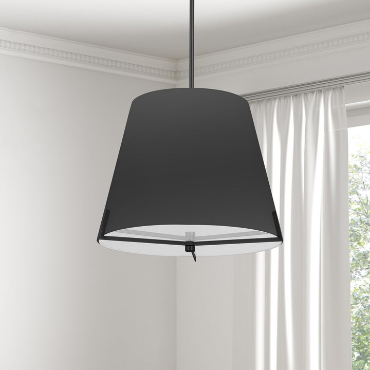 Dainolite Canada - PST-184P-MB-BK - Four Light Pendant - Preston - Black