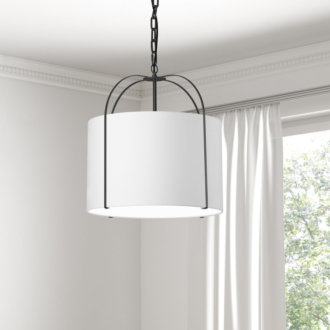 Dainolite Canada - QCY-181P-BK-WH - One Light Pendant - Quincy - White