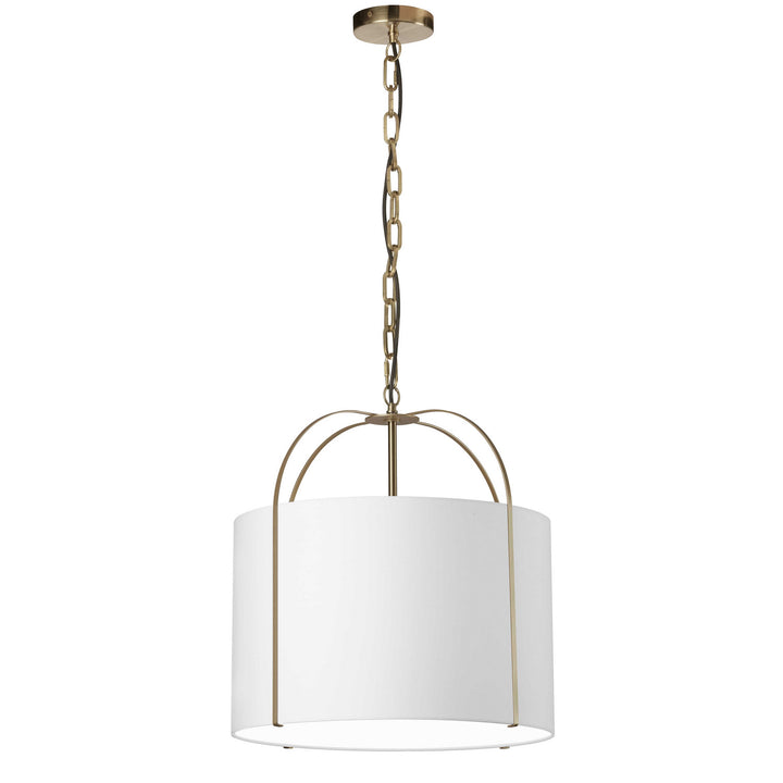 Quincy One Light Pendant in White - available from The Lighting Shoppe, trusted by Canadian homeowners