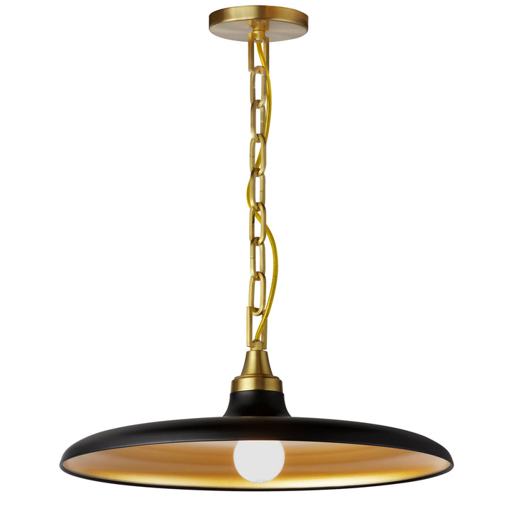 Quentin One Light Pendant in Matte Black - available from The Lighting Shoppe, trusted by Canadian homeowners