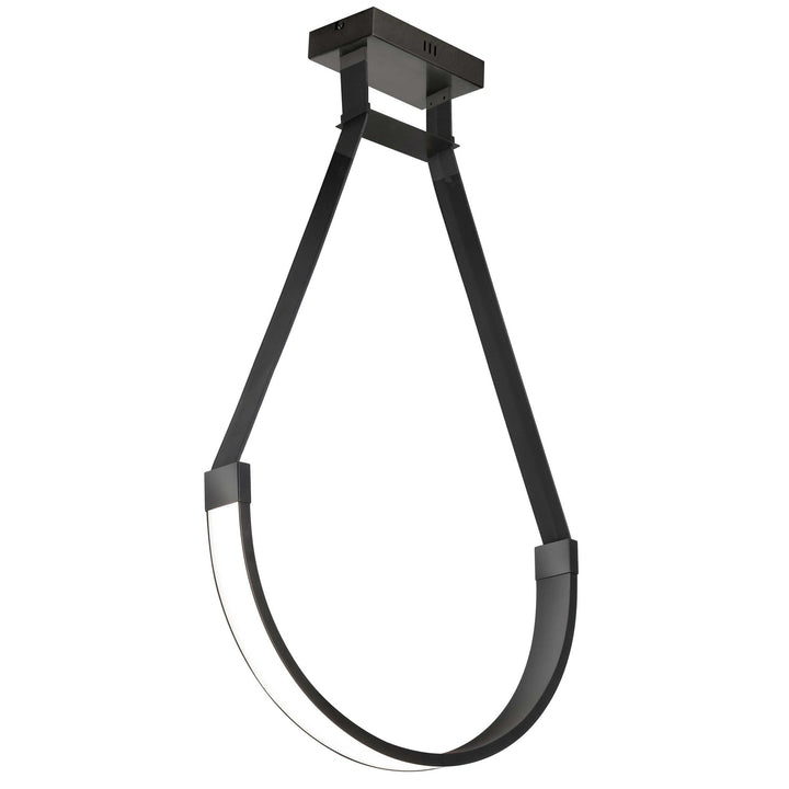 Regan LED Pendant in Matte Black - available from The Lighting Shoppe, trusted by Canadian homeowners