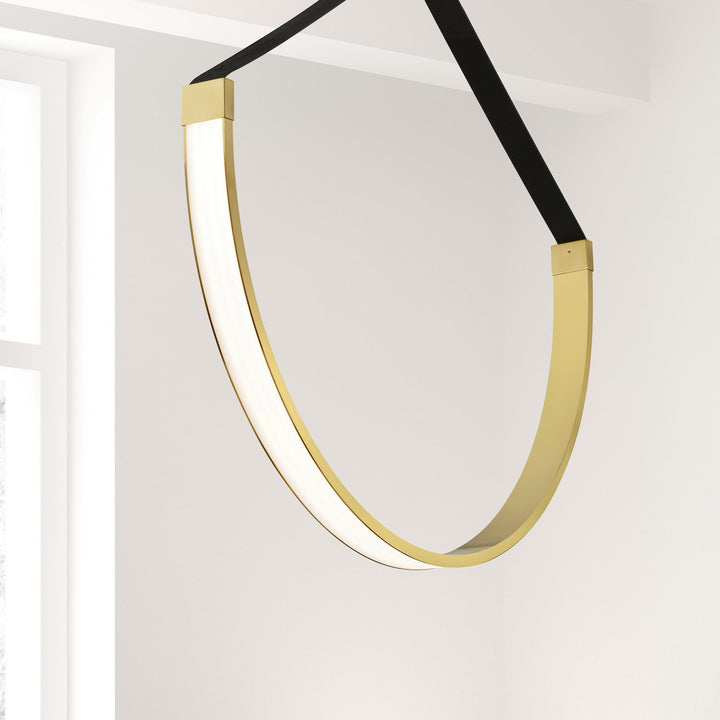 Dainolite Canada - REG-401LEDP-AGB - LED Pendant - Regan - Aged Brass