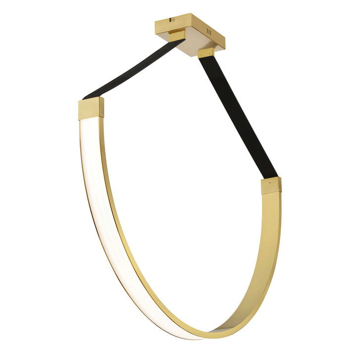 Regan LED Pendant in Aged Brass - available from The Lighting Shoppe, trusted by Canadian homeowners