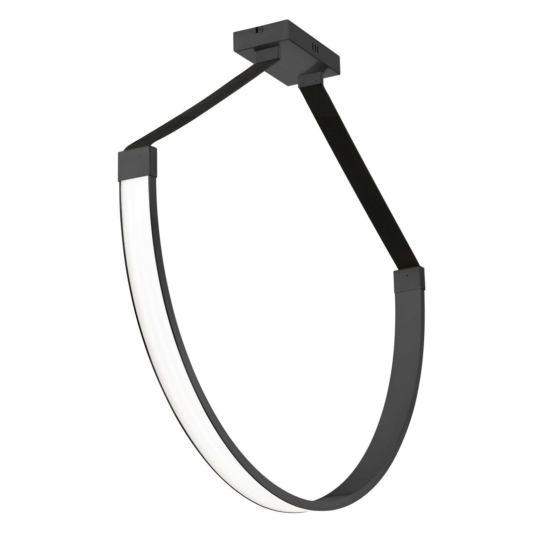 Regan LED Pendant in Matte Black - available from The Lighting Shoppe, trusted by Canadian homeowners