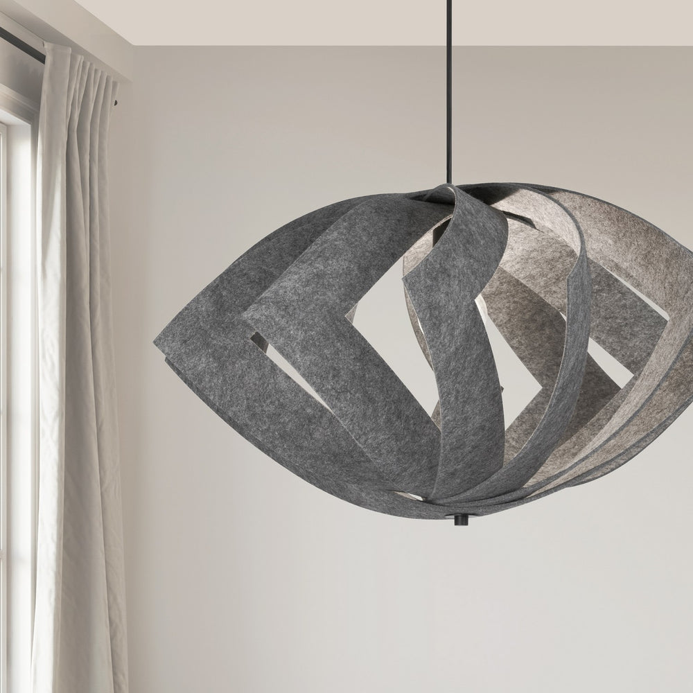 Dainolite Canada - RTM-301P-MB-500 - One Light Pendant - Rotem - Grey